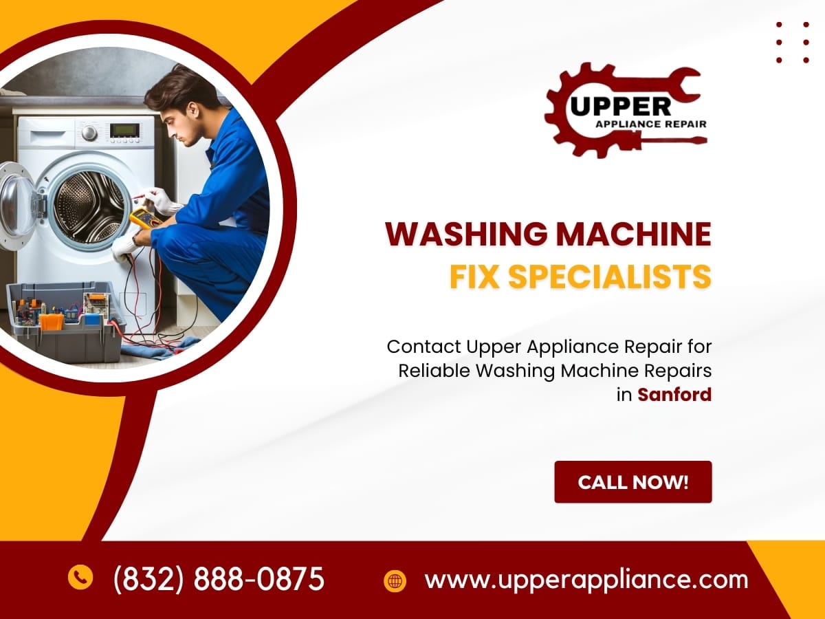 Stop Washer Leaks | Upper Appliance Repair Experts in Sanford