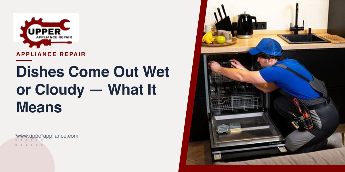 Dishes Come Out Wet or Cloudy — What It Means