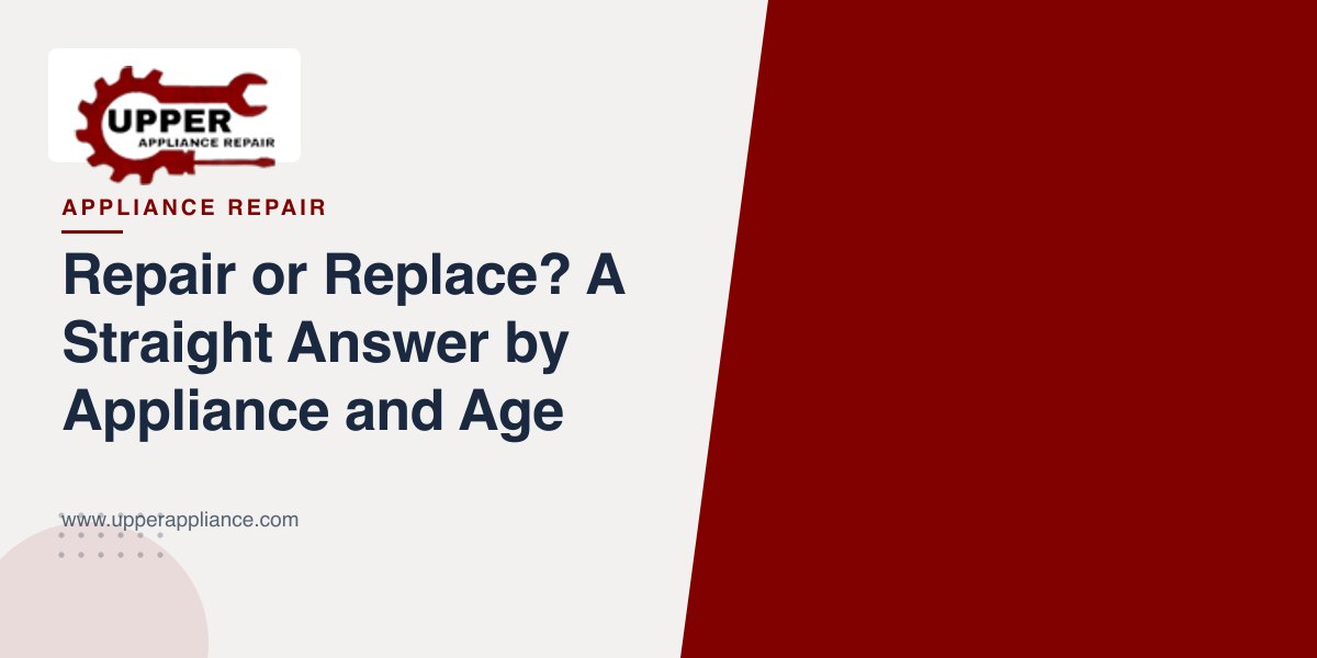 Repair or Replace? A Straight Answer by Appliance and Age