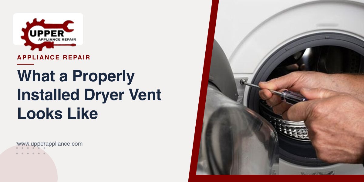 What a Properly Installed Dryer Vent Looks Like