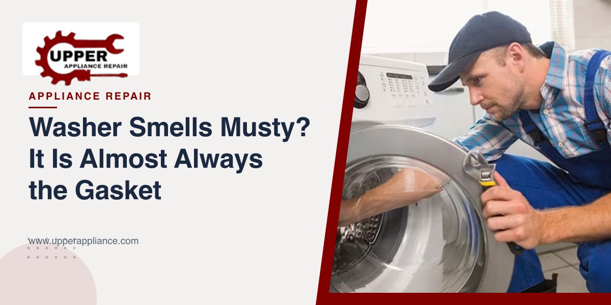 Washer Smells Musty? It Is Almost Always the Gasket