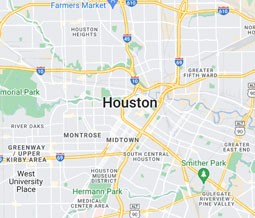 Upper Appliance Repair service area map — Houston, TX