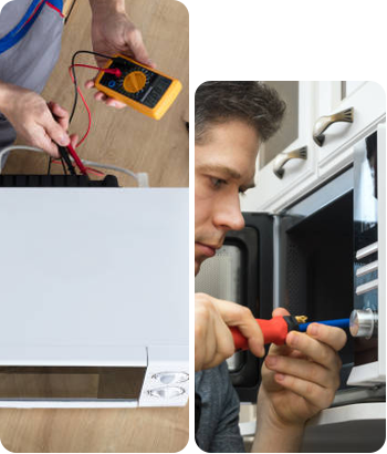 Experienced technicians from Upper Appliance providing professional microwave repair services in San Antonio, ensuring efficient and reliable solutions. Experienced Microwave Repair Technicians