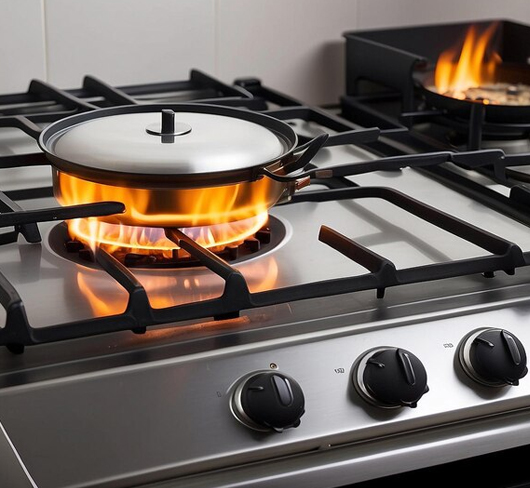 Our technician diagnosing common stove issues such as burner problems and gas leaks, ensuring the appliance is safe and functional. Diagnosing Common Stove Issues